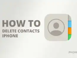 How to Delete Contacts on iPhone