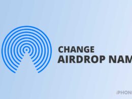 how to change airdrop name