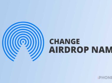 how to change airdrop name