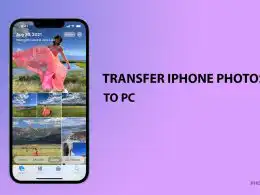 transfer photos from iphone to PC