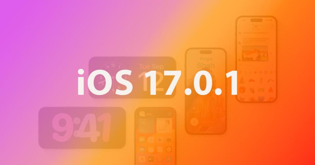 iOS 17.0.1 is here