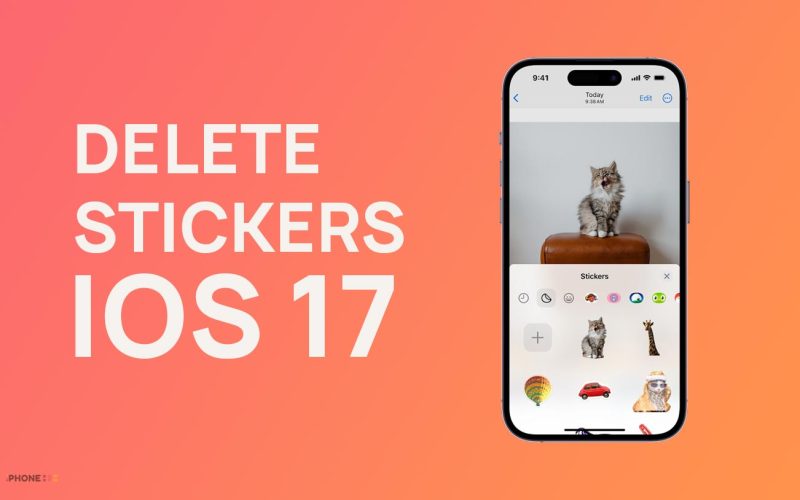 Delete Stickers in iOS 17