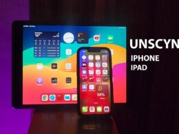 unscync iphone from ipad