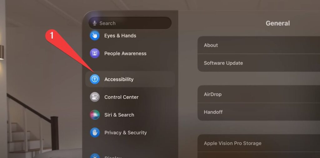 Step 1: Go to Settings > Accessibility