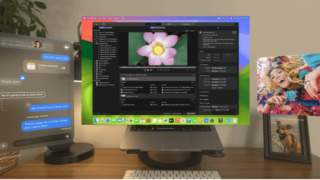 Screenshot Connect Mac with Apple Vision pro 