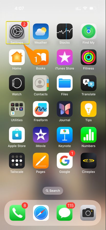 iphone one-sided keyboard settings